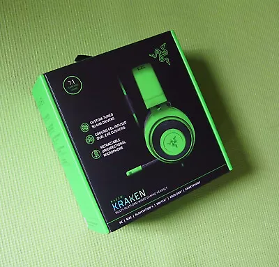 Razer Kraken - Cross-Platform Wired Gaming Headset Unidirectional Microphone • $228