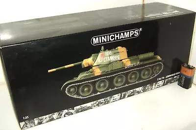 Rare Minichamps 047495 Soviet T34/76 At Leningrad Front In 1:35 Scale Boxed • £142.95