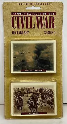 1991 Famous Battles Of The Civil War Trading Card Set Of 100 Cards Tuff Stuff • $15.70