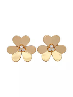 Van Cleef & Arpels Frivole 18k Yellow Gold Earrings Large • $8200