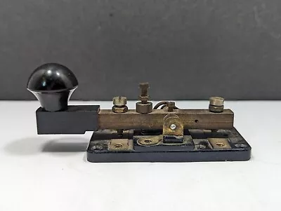 Vintage England British Morse Code Telegraph Key No 2 Mk II WWII Era • $42.49