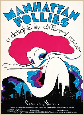 Designer Decoration Poster.Manhattan Follies.Home Room Decor Print.q429 • $21