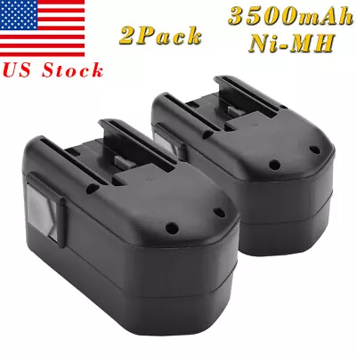 3.5Ah For MILWAUKEE 48-11-2200 48-11-2230 48-11-2232 B18 2Pcs 18V Ni-MH Battery • $69.90