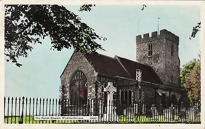 Parish Church & War Memorial ? WICKHAMBREAU Kent RP • £2.99