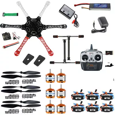 FEICHAO F550 Airframe RC Hexacopter Drone Kit DIY PNF Unassembly Combo Set • $353.83
