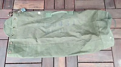 1953 MoD British Military Broad Arrow Combat Duffle Sack Army Kit Bag. • £45