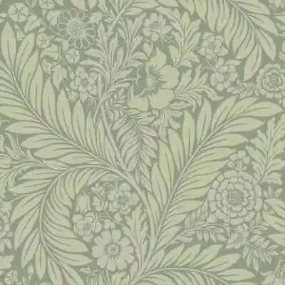 Belgravia Florence Floral Matte Wallpaper Green 720 • £9.49