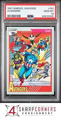 1991 Marvel Universe #151 Avengers Psa 10 N3866107-895 • $50.99