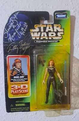 Mara Jade 1998 STAR WARS Expanded Universe Action Figure. Signed 2 Autographs!!! • $150