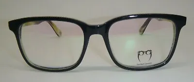 Spectacle EYEworks Mac C606 Black Retro Eyeglasses Frame 54-18-145 Canada RX • $171.60