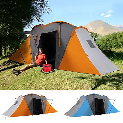 4-6 Man Large Camping Tent With 2 Bedroom And Living Area • £99.99