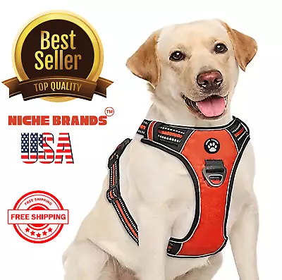 NicheBrands No Pull Dog Pet Harness Reflective Adjustable Vest No Choke 2024 • $20.89