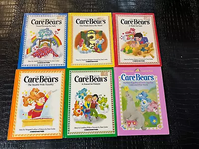Lot Of 6 Vintage CARE BEARS Books Hardcover Parker Bros 1980's (NBS-A) • $19.99