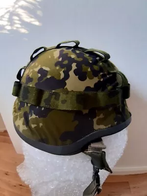 CGF GALLET  SPECTRA Ballistic Combat Helmet With Danish M/84 Flecktarn Camo • £159