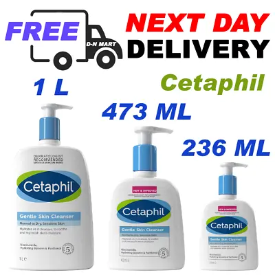 £14.99 • Buy Cetaphil Gentle Skin Cleanser Face & Body Wash For Normal To Dry Sensitive Skin