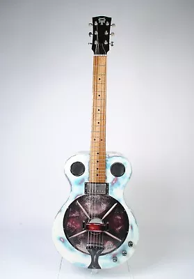 New 2023 Resonator Guitar From Mercury Lab Guitars. The Hi-Rez. Distressed Paint • $895