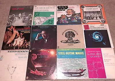 Vintage Classical Orchestral Verdi Symphony Vinyl Lot Of 12 • $12.99