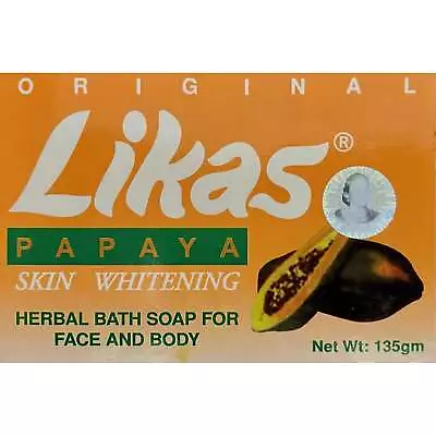 Likas Papaya Skin Lightening & Brightening Soap 135g X 1 Case (100 Soaps) • £175