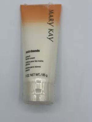 Mary Kay Satin Hands Peach Hand Cream Lotion 3 Oz New Sealed • $12