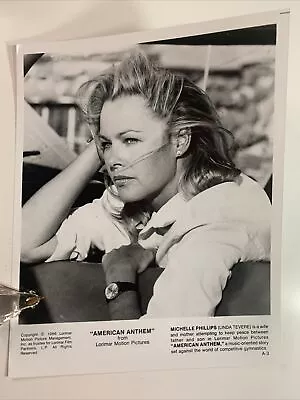 1986 Michelle Phillips Press Photo In  American Anthem  B&W Print 8x10  • $19.95