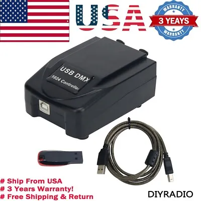 3-Core For Light-jockey Stage USB Light Controller For Martin Light-Jockey #US • $103.90