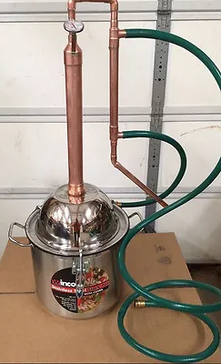 Copper Alcohol Moonshine Ethanol Still E-85 Reflux HD5 Gallon Stainless Boiler • $329