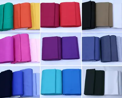 Cotton Ribbing Cuffs 24 Colours Sold By 1/2m 95% Cotton 5%spandex 290gsm • £4.30