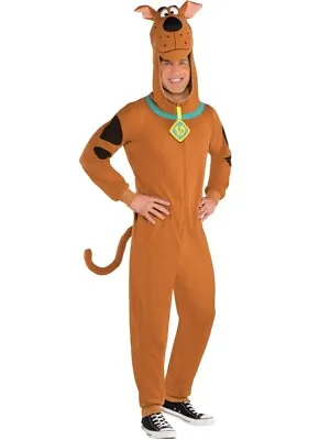£45 • Buy Adults Fleece Scooby Doo Fancy Dress Dog Costume Book Day Week Halloween Mens