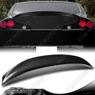 For 03-07 Infiniti G35 Coupe 2-DR STP-Style 100% Carbon Fiber Trunk Spoiler Wing • $145.99