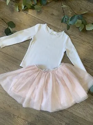 NEXT Baby Girls Pink Tutu And Top Outfit Set Party Occasion 18-24 Mth • £12.99