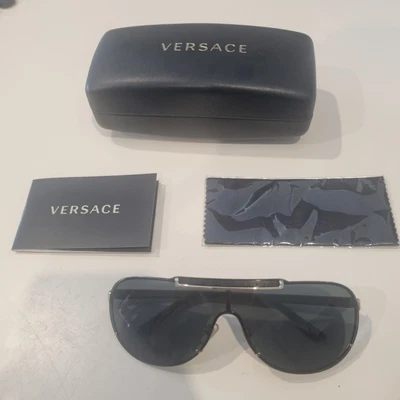 $200 • Buy Versace VE 2140 Men's Pilot Sunglasses - Gold/Grey