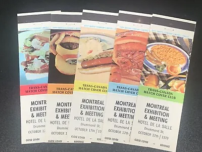 Vintage Canada Matchbook Lot: “Montreal Exhibition & Meeting” • $11.01