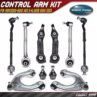 12Pc Upper Lower Control Arm Ball Joint Tie Rod For Mercedes Benz E320 E500 E550 • $194.99