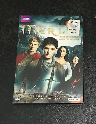Merlin: Season 4 DVD 4 Disc Set Widescreen W/Slipcover   NEW SEALED • $19.91