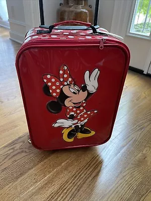 Minnie Mouse Rolling Kids Suitcase Luggage Disney Parks Authentic • $30