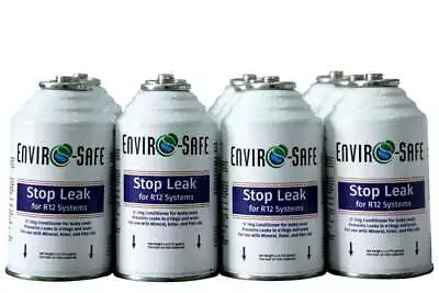 Envirosafe Refrigerant Support Auto AC System Sealer STOP LEAK (12) 4 Oz. Cans • $80.40