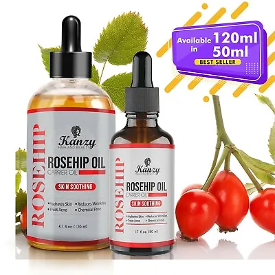 £7.19 • Buy Rosehip Oil Certified 100% Organic Cold Pressed Unrefined Vegan Premium Quality