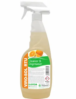 £10.90 • Buy 750ml RTU Virosol Clover Orange Citrus Fast Strong All Purpose Cleaner Degreaser