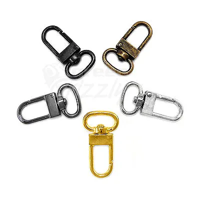 Lobster Clasps Swivel Trigger Clips Snap Hooks Key Ring Bag Charm Findings AJO • £4.31