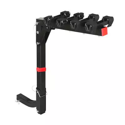 Giantz 4 Bicycle Bike Carrier Rack Car 2  Hitch Mount Foldable BlackGiantz 4 Bi • $126.79