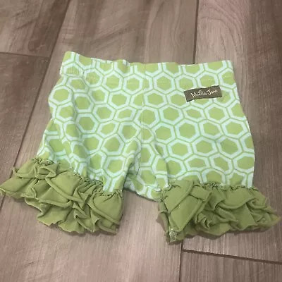 Matilda Jane Girl Green Shorties Size 2 • $13