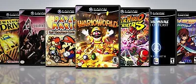 $10.75 • Buy Replacement GameCube Covers W/ EU STYLE Cases Titles S-Z  !!NO GAMES!!