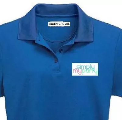 $8 • Buy 30 X School Name Labels, Iron-on LABELS Personalised Clothes Tags NAME AGED CARE