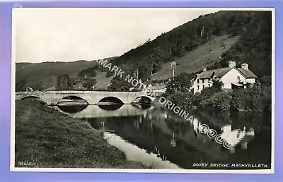 1953 MACHYNLLETH DOVEY BRIDGE POWYS Montgomeryshire REAL PHOTO RP POSTCARD • £0.99