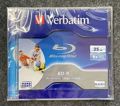 £3 • Buy 1 X Verbatim BD-R 25GB 6X Speed Blu-ray Recordable Media Disc Jewel Case Sealed