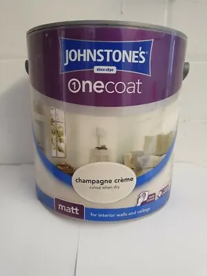 Johnstone's One Coat - Matt Emulsion - All Colours - £18.99 • £17.49