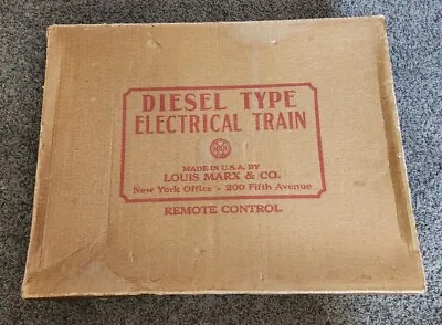 Marx Diesel Type Electrical Train 45200 45225 Box Only • $20