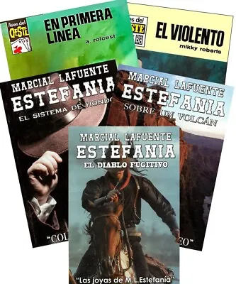 “Lo Imperdonable” Set 5 Novelas Por Marcial Lafuente Estefania Y Otros Autores • $28.45