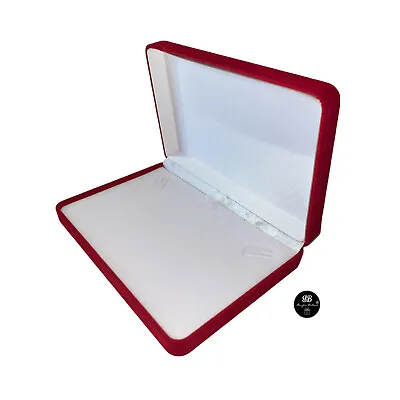 Luxury Red Velvet Jewellery NecklacePendant Gift Box Jewellery  Display Box • £7.99