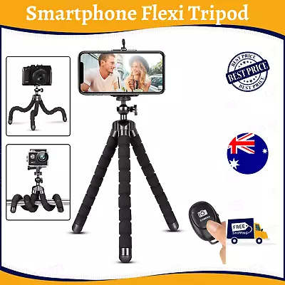 Flexible Octopus Tripod Mobile Phone Holder Stand Selfie Stick Stand AU • $10.45